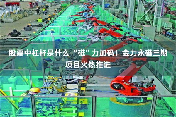 股票中杠杆是什么 “磁”力加码！金力永磁三期项目火热推进