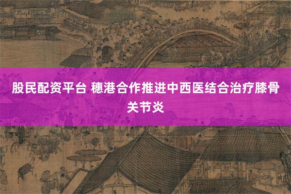 股民配资平台 穗港合作推进中西医结合治疗膝骨关节炎