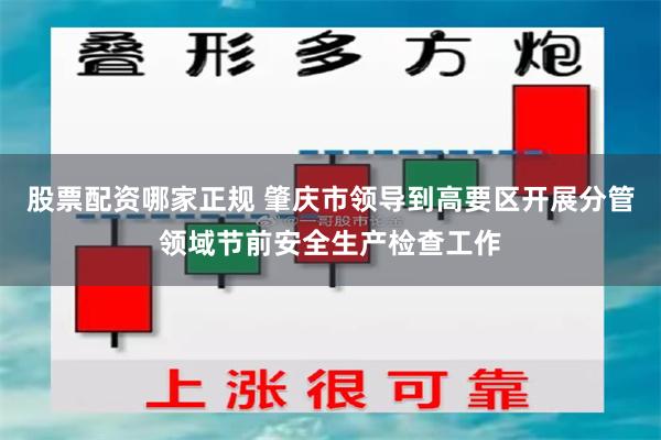 股票配资哪家正规 肇庆市领导到高要区开展分管领域节前安全生产检查工作