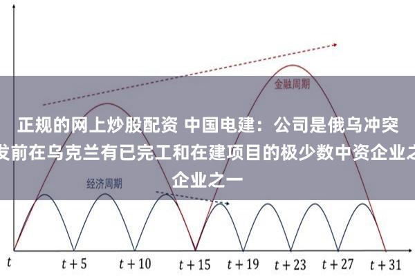 正规的网上炒股配资 中国电建：公司是俄乌冲突爆发前在乌克兰有已完工和在建项目的极少数中资企业之一