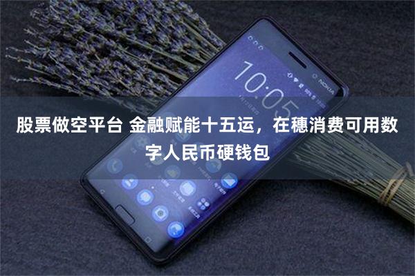 股票做空平台 金融赋能十五运，在穗消费可用数字人民币硬钱包