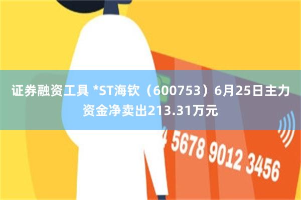 证券融资工具 *ST海钦（600753）6月25日主力资金净卖出213.31万元