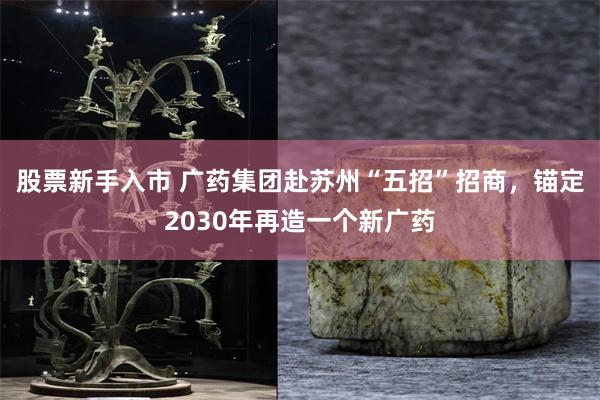 股票新手入市 广药集团赴苏州“五招”招商，锚定2030年再造一个新广药