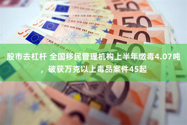 股市去杠杆 全国移民管理机构上半年缴毒4.07吨，破获万克以上毒品案件45起