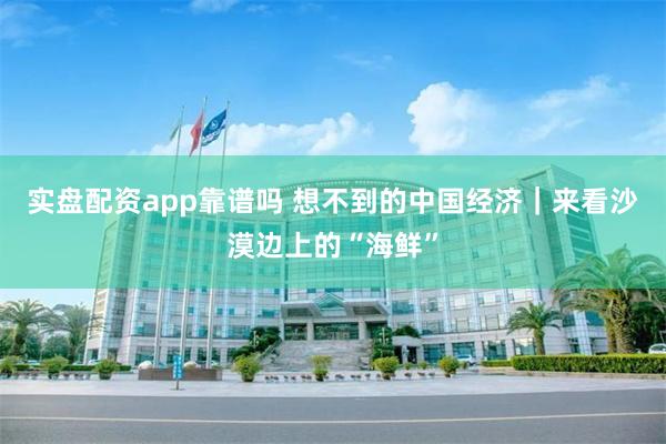 实盘配资app靠谱吗 想不到的中国经济｜来看沙漠边上的“海鲜”
